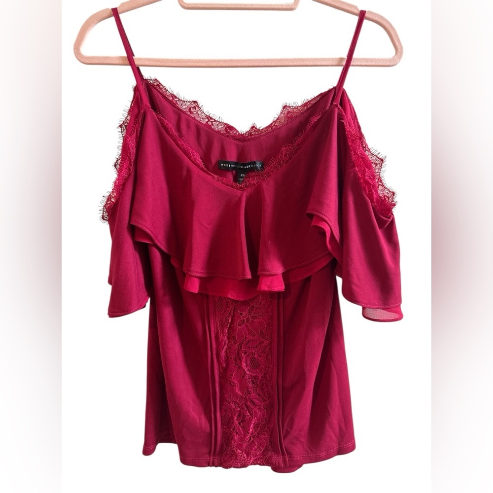 White House black market off the shoulder top